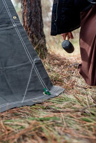 Stansport Heavy Duty Canvas Tarp - size: 8' x 10'