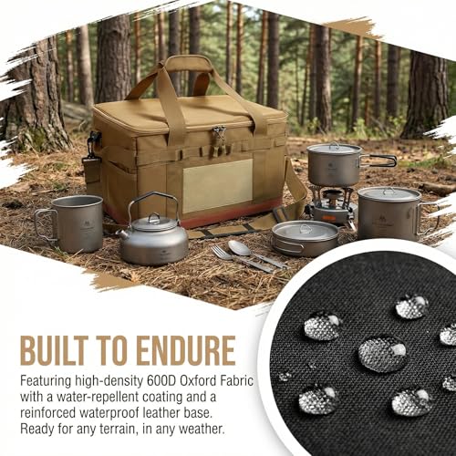 45L Large Insulated Picnic Basket, Foldable Waterproof Outdoor Storage Tote with 5mm EPE Thermal Layer, Leakproof Cooler Bag for Camping, Beach, BBQ & (Black 60L (Hard-Duty) Case) - color: Black 60l (Hard-duty) Case