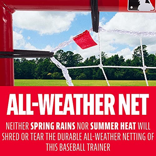 Franklin Sports Baseball Rebounders + Pitchback Nest - Pitch Return Trainer + Rebound Net with Attachable Pitching Target- All Angle Fielding Rebound Net for Grounders + Pop Flies - style: 68 x 48 inch