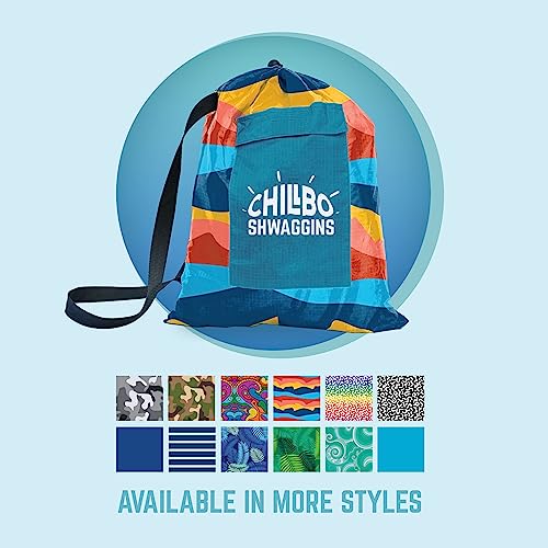 Chillbo Inflatable Couch – Unique Designs - No-Pump Setup, Ripstop Polyester, Stability Pegs, Fun Prints - Portable Air Inflatable Lounger for Beach, Camping, Festivals, and Tailgating - color: Desert Daydream, size: Large