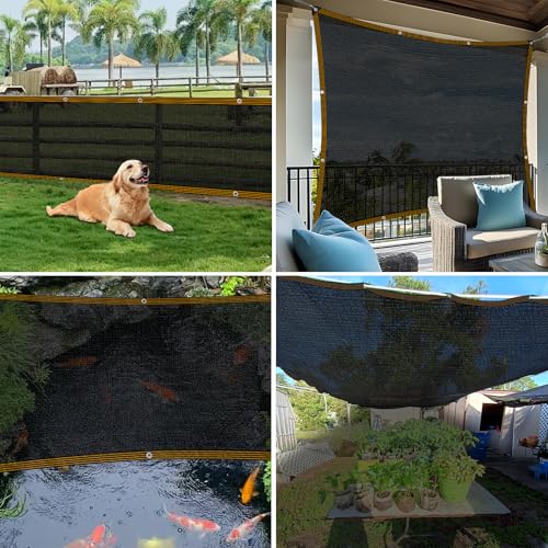Shade Cloth - for Garden 90% Plant Shades Mesh Tarp with Grommets Outdoor Sun Shades Netting for Chicken Coop Greenhouse Vegetables Pergola Patio Cover - size: 3×20FT