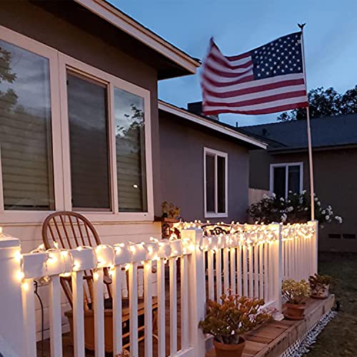 HISHINY Christmas Lights 100 Count Mini Clear Lights 32ft White Wire Christmas Tree String Lights Set for Outdoor Indoor Christmas Decorations Wedding Valentines Day Decor,UL Certified (32feet) - size: 32ft