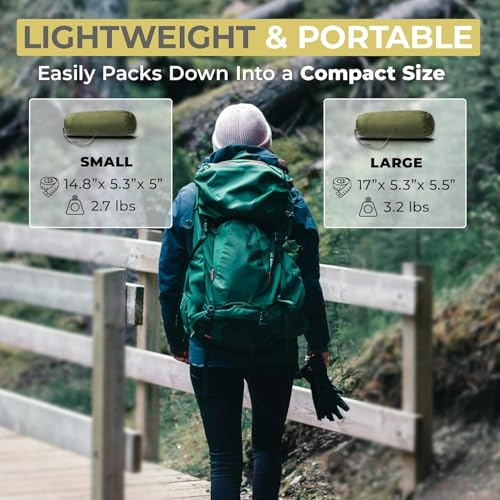 ADVOKAIR Camping Hammock with Mosquito Net and Rain Fly, Up to 500lbs, Ultralight and Portable Nylon Travel Hanging Hammock with Tree Straps, Perfect for Outside, Backpacking, Hiking and Backyard - color: Black Bundle, size: 118"L x 71"W