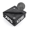 Cool Area 70% Sun Shade Cloth Mesh Tarp with Grommets for Plant Cover 6.5x10ft Patio Canopy Garden Pergola Greenhouse Car Barn Kennel Black - color: 70% Shade-Black, size: 6.5FTx10FT