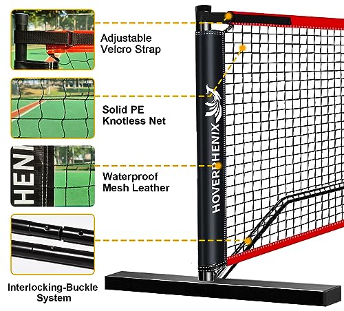Pickleball Net for Driveway, Portable Pickleball Net System with Regualtion Size 22FT Pickle Ball Net, Outdoor Pickleballs, Carry Bag, Weather Resistant Metal Frame - style: Pickleball net system