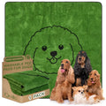 Qeils Reusable Puppy Pads, Extra Large Washable Pee Pads for Dogs Durable Absorbent Leakproof Dog Training Pads for Floor,Couch, Bed, Non-Slip Wee Wee Pads Potty Pads 72"x72" - size: 72"x72"(Pack of 1)