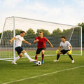 MOPHOTO Soccer Goal, 6X4/8x6/10x6.5/12x6/16x7/18.5x6.5/21x7/24x8ft Soccer Goals for Backyard, Full Size Soccer Goal for Teens & Adults Training - size: 24x8FT, style: Alloy Steel