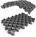 Standartpark Vodaland Permeable Pavers - EasyPave Grass & Gravel Driveway Grid - Load Class A-D, 100% Recycled Plastic Pavers, 2" Depth, 35 Sq Ft/ 14 Units, Gray - size: 35 SQ FT