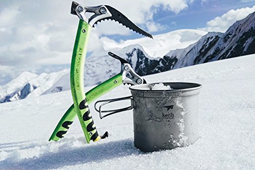 Keith Titanium Ti6014 3-Piece Pot and Pan Cook Set - 2400ml