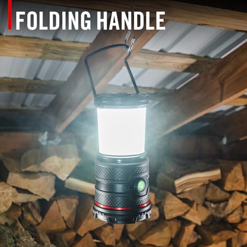 COAST EAL35R 1000 Lumen Voice-Controlled LED Emergency & Camping Area Lantern with Warm, Cool White, Day, Red & Red Flashing Mode, Power Bank Functionality - Desert - color: Flat Dark Earth