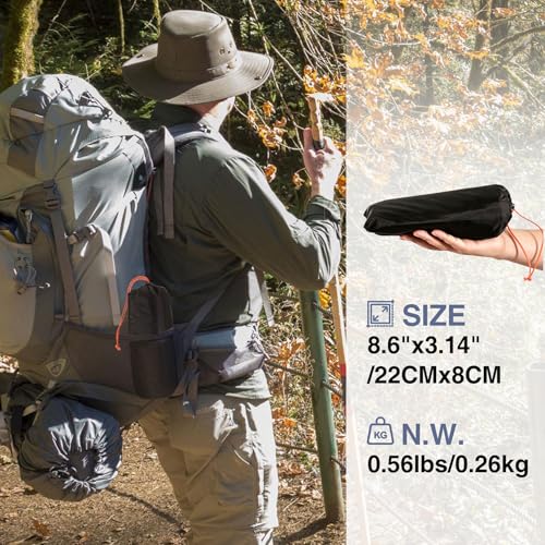 REDCAMP Waterproof Camping Tent Tarp - 36"x83", 4 in 1 Multifunctional Tent Footprint for Camping, Hiking and Survival Gear, Lightweight and Compact - size: 87''x55”, style: 2person