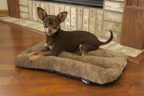 SportPet Designs Waterproof Pet Bed - Fits SportPet Plastic Dog Kennel, 20 inches,Brown - color: Brown