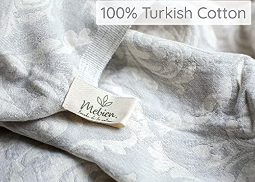 Premium Turkish Beach Towel (35”x 67”) – Lightweight, Quick Dry Beach Towel, Sand-Free, 100% Cotton – Ren Grey Color - color: Renaissance Light Grey