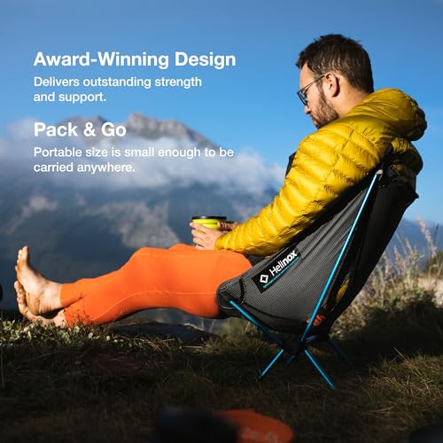 Helinox Chair Zero Ultralight Compact Camping Chair - color: Black, style: Chair Zero