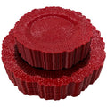 DaYammi 60Pcs Red Plastic Plates - Red Pates Disposable & Reusable - Heavy Duty Plastic Plates for Party Including 30 Dinner Plate,30 Dessert Plate,red disposable plates for Parties Wedding - color: Red