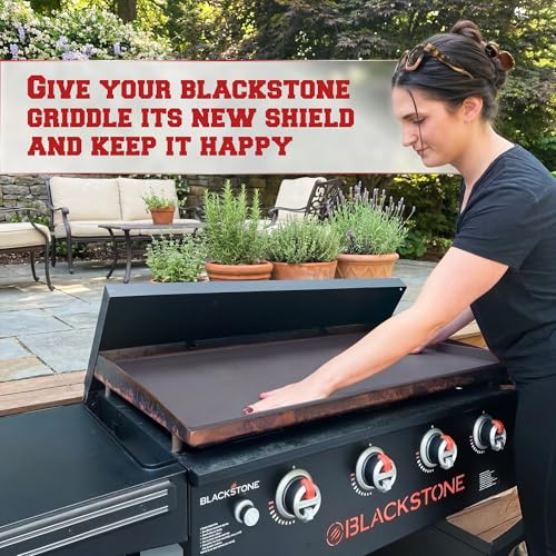 Kitchen perfection 17" Premium Silicone Griddle Cover Mat for Blackstone Griddle 17 Inch - Hermetic Protection from Rust & Debris All Year, Fits All Blackstone 17 Inch Models - Food Grade Silicone - color: Gray 17 inch