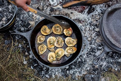 Lodge Seasoned Cast Iron Skillet 13.25 Inches - PFAS-Free, Non-Toxic Cookware - Use with an Oven, Stove, Grill, or Campfire - Naturally Non-Stick & Oven Safe - size: 13.25 Inch (1 Count)