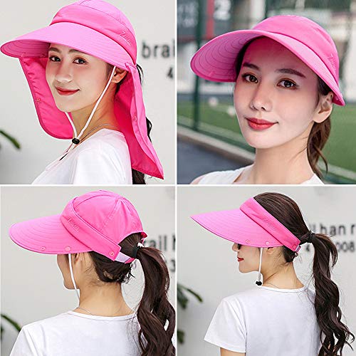 Outdoor UPF 50+ UV Sun Protection Waterproof Breathable Face Neck Flap Cover Folding Sun Hat for Men/Women - color: Khaki