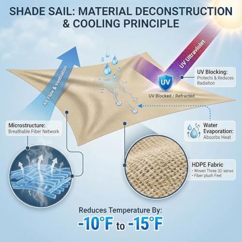 Sun Shade Sail Sand Yellow Triangle 12'X12'X12' Permeable Garden Canopy for Outdoor Patio Backyard and Deck Sun Protection Fabric with Fade and Tear Resistance - size: Triangle-12ftx12ftx12ft