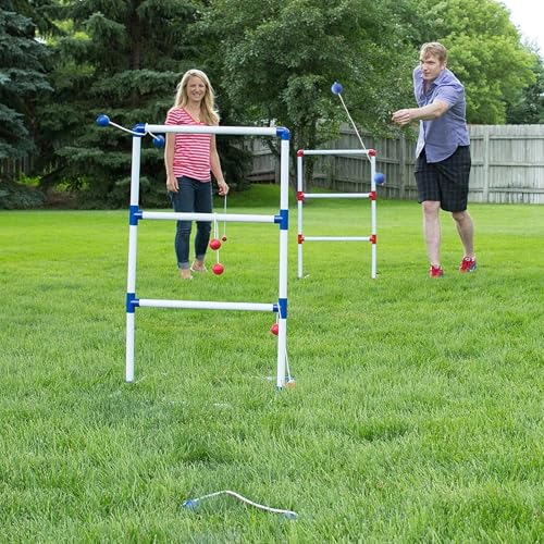 16 Pack Ladder Balls Toss Replacement Set - Ladder Ball for Toss Match(‎Red Blue)