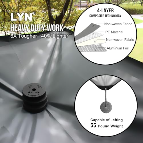 LYN Heavy Duty Emergency Blanket Survival Gear Waterproof Insulated Blanket Emergency Tarp for Camping, Hiking, Bushcraft - color: Gray