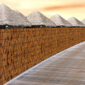 Natural Reed Fencing 6FT X 13FT Reed Fence 6FT High Balcony Reed Fence Privacy Reed Screen for Outdoor Backyard Patio(Brown) - size: 1 Pack 6FT×13FT