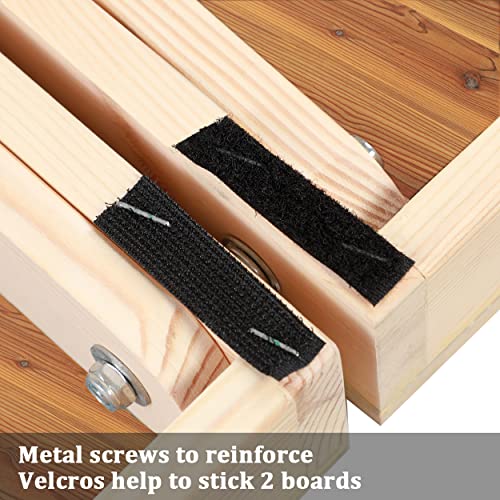 Solid Wood Premium Corn Hole Outdoor Game Set, 2 Regulation and Waterproof Cornhole Game Boards, with 8 Toss Bags, Perfect for Outdoor Indoor - style: L: 2×4feet