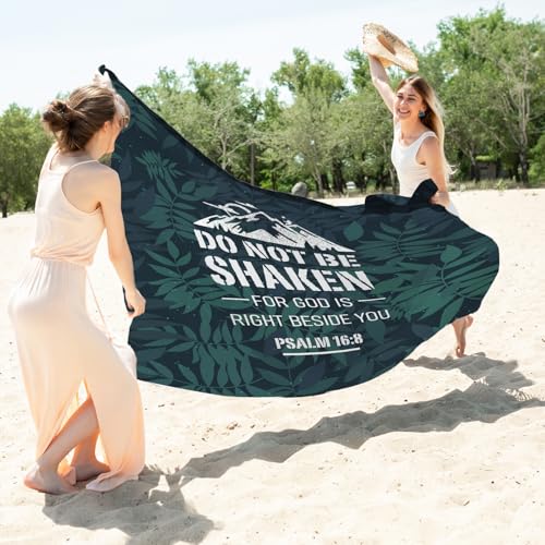 Camping Tracks Pocket Picnic Blankets, Camp Mini Beach Camping Blanket Waterproof Sandproof, Rustic Green Leaf RV Outdoor Picnic Blanket Mat Gifts for Camper Campsite Travel Hiking 55x60in - color: Shaken