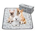 Qeils Reusable Puppy Pads, 2 Pack Washable Pee Pads for Dogs, Waterproof Non Slip Wee Wee pad, Absorbent and Leakproof Training Mats for Potty, Crate, Playpen, Bed, Sofa, 36"x 41" - size: 36x41(pack of 2)