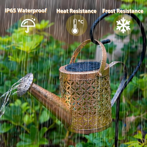 SRNPMIU Solar Watering Can Light, Solar Yard Decorations Outdoor, Garden Decor Lights, IP65 Waterproof Hanging Lantern Lights, Flower Bed Decor, Gifts for Grandma, Women, Mom - color: Multicolor