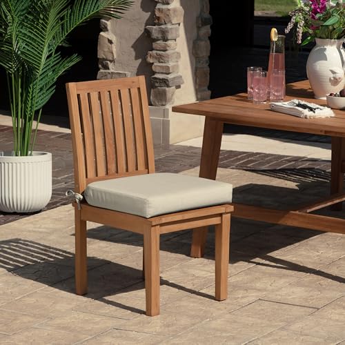 Arden Foam Outdoor Round Back Seat Cushion Kit, 20 x 19, Made with ProFoam, Rain-Proof, Fade Resistant, Tan Leala - color: Tan Leala, style: 20 x 19 Foam Rounded Back Seat Cushion