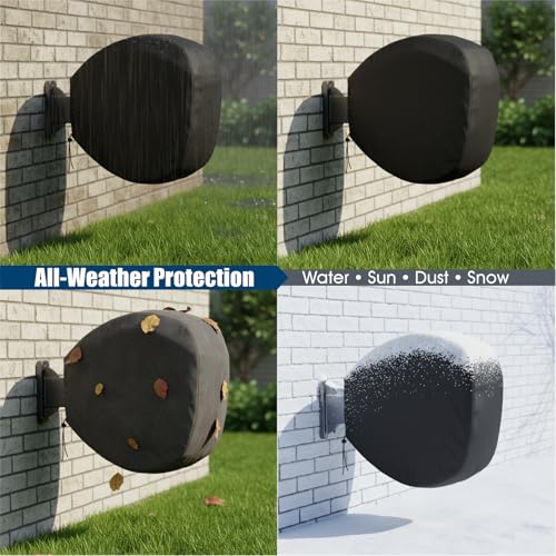 Garden Hose Reel Cover, Heavy-Duty 420D Waterproof UV-Resistant Oxford Protector, Fits 10–40m（3.94-15.75 in） hose Wall-Mounted Hose Reels (Circle) - style: Circle