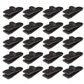 HengLiSam Tarp Clips, Heavy Duty Lock Grip, Clamps Withstand 60mph Strong Wind Fit for Awnings, Outdoor Camping, Caravan Canopies, Bungee Cord Clip (20 Pieces) - size: 20pack
