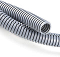ZhiYo 20FT 3/8” Wire Loom Split Tubing Auto Wire Conduit Flexible Cover | High Temperature Heat Resistant -40F to 257F | Plastic Cover for Electrical Wires & Cables, Grey - color: Grey, size: 20FT 3/8"