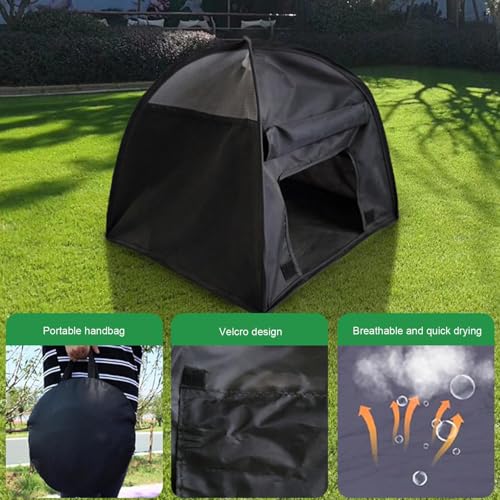 Dog Sun Protection Tent - Breathable Foldable Dog Tent, Puppy Shade Camp, Polyester, | Breathable Pet Sun Shelters for Anti-UV Comfortable Activity Space, Outdoor Beach & Camping Sunshade