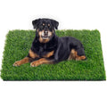 51.1x31.8In Dog Grass Pad, Professional Artificial Grass Pee, Large Fake Grass Potty Training Mat with Drainage Holes, Easy Clean Dog Potty Turf for Indoor Outdoor Balcony Patio