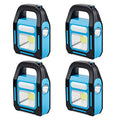4 Pack 3 in 1 Solar USB Rechargeable Brightest COB LED Camping Lantern, Waterproof Emergency Flashlight LED Light - size: 4 Pack