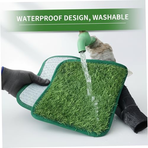 Grass Pad for Dogs Potty Dog Grass Pad, 18x28 Inch Artificial for Dogs Potty Training, Realistic Turf Mat for Indoor & Balcony Use
