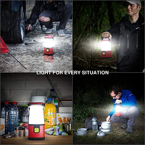 ENERGIZER LED Camping Lantern 360 PRO, IPX4 Water Resistant Tent Light, Ultra Bright Battery Powered Lanterns for Camping, Outdoors, Emergency Power Outage