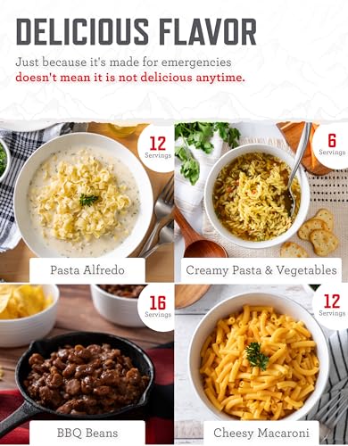ReadyWise Emergency Food Supply - 14 Day, 150 Servings Emergency Freeze Dried Food Bucket, Protein Meals, Camping Essentials, Survival Kit, Disaster Prepping Supplies, up to 25 Year Shelf Life - size: 14 Day