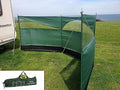 Windbreaker Privacy Camping Screen 3 Panel Blocker Garden Beach 197" x 60" (Forest Green)