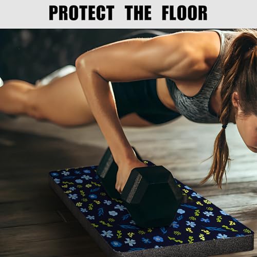 Extra Thick Kneeling Pad — Heavy Duty, Extra Large Foam Kneeler Mat for Gardening,Bathing Baby, Workout Supplies,Water & Dirt Resistant, Lightweight, DK Blue - color: Dark Blue