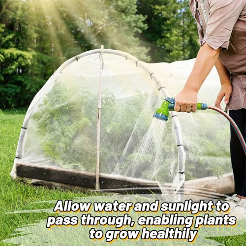10x33ft Large Garden Netting - Ultra Fine Mesh Plant Covers to Keep Small Animals Pest Out, Bird Barrier for Protecting Vegetables Fruits Flowers Raised Beds (Without Support Pole) - size: 10 x 33 ft