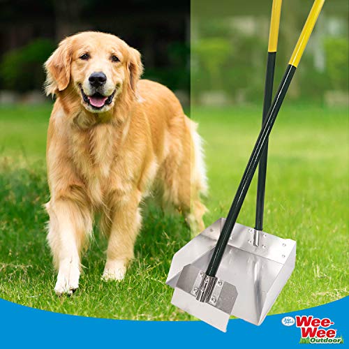 Four Paws Wee-Wee Pooper Scoopers for Dogs l Outdoor Rake l Spade & Pan l Pooper Scooper Set - size: Large, 9.5" x 10" x 38", style: Spade & Pan Set