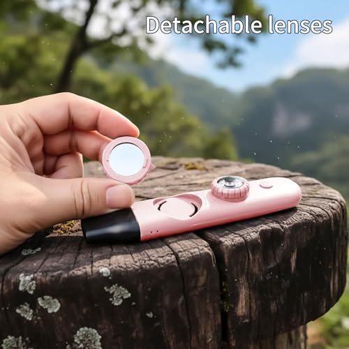 Multifunctional Survival Emergency Whistle for Kids with Compass Hiking Survival, Thermometer & Neck Lanyard | Emergency Safety Gear for Hiking, Camping, Kayaking, Boating, Climbing - color: pink2pcs
