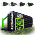 QuickPlay Replay Station 4-in-1 Soccer Rebounder Board - Portable Rebound Board for Backyard - Dual Surface, Dual Angle Soccer Passing Board for Passing & Reaction Skills - Soccer Training Equipment - style: Replay Station XL