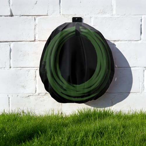Garden Hose Reel Cover(5/8" x 80-150ft), Extreme Large Hose Cover for Outside, Waterproof, Sunproof & Dustproof Protection, Heavy Duty Oxford Fabric, Protect Your Garden Outdoor Hose