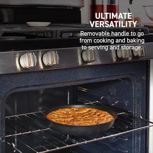 T-fal Ingenio Detachable Handle Cookware Set, Stackable Set. Induction Oven Broiler Safe 500F Cookware, Pots and Pans, Oven, Broil, Dishwasher Safe, 3 Piece set, Onyx Black - color: Black, size: 3-Piece (Induction)