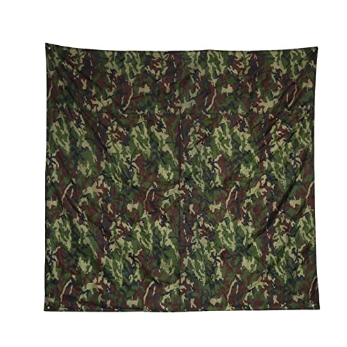 Camping Tarp Ground Cloth, Waterproof Lightweight Tent Footprint, Compact Portable Tarp Shelter for Hiking Backpacking Picnic, Outdoor Survival Blanket Alternative, 3x2.9m Camo - size: 9.8*9.5'