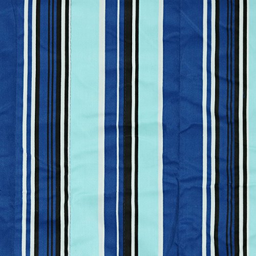 Sunnydaze Quilted Double Hammock for Outside with Spreader Bars and Pillow - 450 lb Capacity, 74x55 Inch Bed, UV Resistant, Quick Dry - Chains Included, Stand Sold Separately - Catalina Beach - color: Catalina Beach